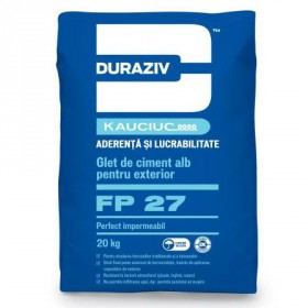DURAZIV FP 27 Glet de ciment alb impermeabil - GAMA EXPERT